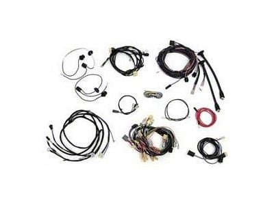 Chevy Wiring Harness Kit, V8, Automatic Transmission, Convertible, 1957 (Bel Air Convertible)