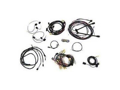 Chevy Wiring Harness Kit, V8, Automatic Transmission, With Alternator, 2-Door Hardtop, 1957