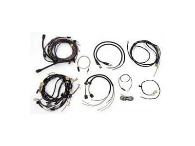 Chevy Wiring Harness Kit, V8, Automatic Transmission, With Alternator, Convertible, 1955 (Bel Air Convertible)