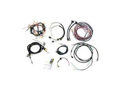 Chevy Wiring Harness Kit, V8, Automatic Transmission, With Alternator, 210, Bel Air 4-Door Sedan, 1956