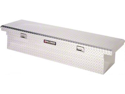 Challenger Low Profile Single Lid Crossover Tool Box; Brite (88-00 C1500, C2500, C3500, K1500, K2500, K3500)