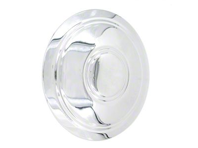 Ralley Wheel Plain Cap; Chrome (67-72 Blazer, C10, C20, Jimmy, K10, K20, Suburban)