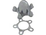 Chrome Plated Zinc Diecast Spider-Style Center Cap Set for 5 x 5 Bolt Circle, 2 Pieces