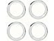 15x7 Rally Wheel Trim Ring Set with 2-5/8-Inch Deep Step Lip; Stainless Steel (65-81 Chevelle, Malibu)