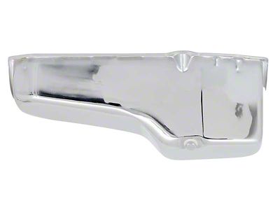 4-Quart Oil Pan with Driver Side Dipstick Location; Chrome (64-72 Small Block V8 Chevelle)