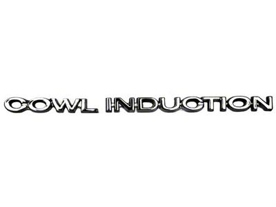 Cowl Induction Emblem Set; Chrome (67-69 Chevelle)