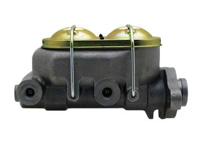 GM Corvette Style Master Cylinder with 1-1/8-Inch Bore; Cast Iron (64-72 Chevelle; 64-67 Malibu)