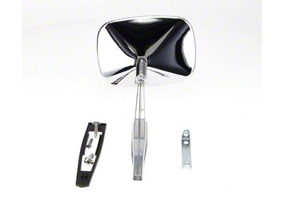 Outside Rear View Mirror Kit; Chrome; Driver Side (1969 Chevelle)