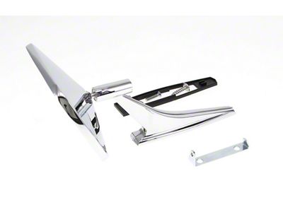 Outside Rear View Mirror Kit; Chrome; Passenger Side (1969 Chevelle)