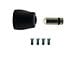 Oval Master Cylinder and Adjustable Proportioning Valve Kit; Black (64-72 Chevelle; 64-67 Malibu)