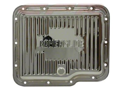 Powerglide Transmission Pan; Chrome (64-72 Chevelle, Malibu)