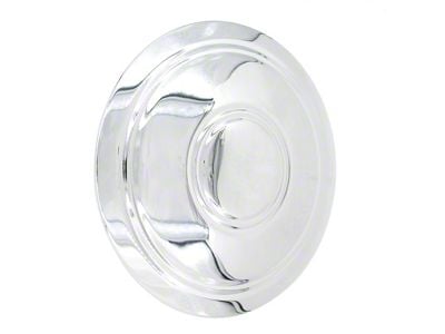 Ralley Wheel Plain Cap; Polished Stainless (68-83 Chevelle, Malibu)