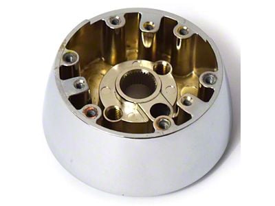 Steering Wheel Hub; Chrome (67-68 Chevelle)