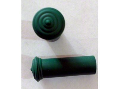 Classic Chevy Door Knob Lock, Plastic, Green, 1955-1957