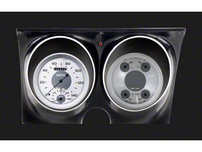 Classic Instruments All-American Gauge Cluster Package; Black (67-68 Camaro)