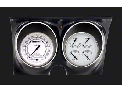 Classic Instruments Classic White Gauge Cluster Package (67-68 Camaro)