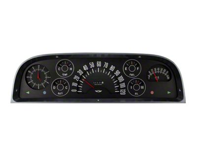 Classic Instruments Classic Truck Gauge Cluster Package with LS Sending Unit (60-63 C10, C20, K10, K20)