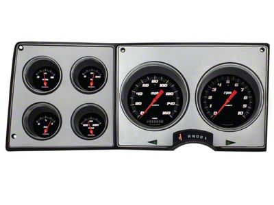 Classic Instruments Velocity Black Gauge Cluster Package (73-87 Blazer, C10, C15, Jimmy, K10, K15)