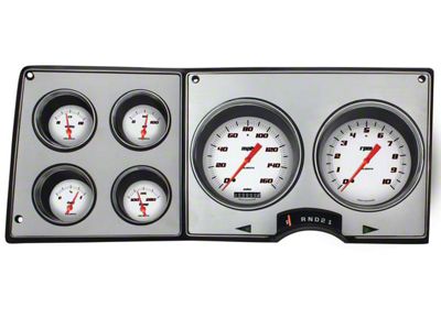 Classic Instruments Velocity White Gauge Cluster Package (73-87 Blazer, C10, C15, Jimmy, K10, K15)