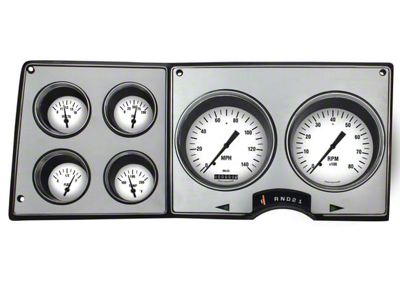 Classic Instruments Velocity White Hot Gauge Cluster Package with LS Sending Unit (73-87 Blazer, C10, C15, Jimmy, K10, K15)