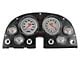 Classic Instruments Velocity White Gauge Cluster Package with LS Sending Unit; Black (63-67 Corvette C2)