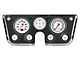 Classic Instruments Velocity White OLED Gauge Cluster Package with LS Sending Unit; Black (63-67 Corvette C2)