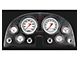 Classic Instruments Velocity White OLED Gauge Cluster Package; Black (63-67 Corvette C2)