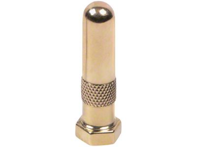 Coker Dust Cover for Rubber Valve Stem; Brass