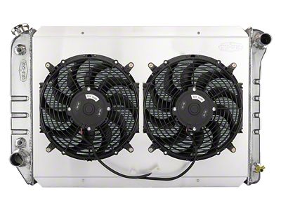 COLD-CASE Radiators Aluminum Performance Radiator with Dual 12-Inch Fans (81-84 Bronco)