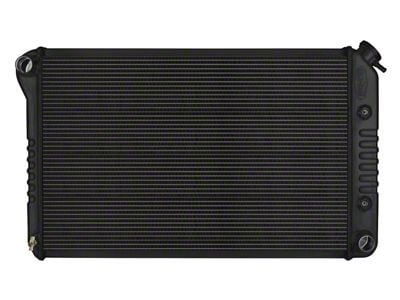 COLD-CASE Radiators Black Night Rider Series Performance Radiator (70-81 Camaro w/ Automatic Transmission)