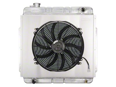 COLD-CASE Radiators Aluminum Performance Radiator with 16-Inch Fan (53-56 F-100 w/ Coyote Swap)