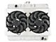 COLD-CASE Radiators Aluminum Performance Radiator with Dual 12-Inch Fans (62-67 Chevy II w/ Manual Transmission)