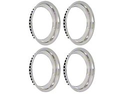 15-Inch Rally Wheel Trim Set; 3-Inch Deep; Stainless Steel (67-81 Corvette C2 & C3)