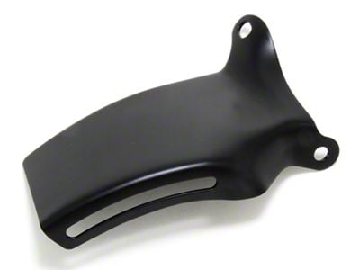 Alternator Bracket; Top; Asphalt Black (70-74 Big Block V8 Corvette C3 w/ Long Water Pump)