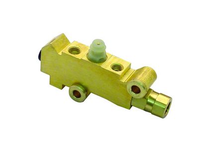 Brass Proportioning Valve for Front Disc/Rear Drum Brakes (Universal; Some Adaptation May Be Required)