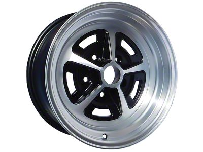 Magnum 500 Gloss Black Wheel; 15x7; 38.10mm Offset (53-62 Corvette C1)