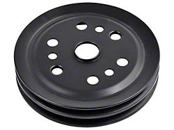 Crankshaft Pulley; Double Groove (55-68 Small Block V8 Corvette C1, C2 & C3 w/ Short Water Pump)