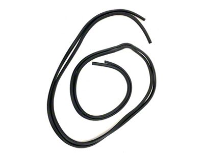 Door Seal Kit; Driver and Passenger Side (63-67 Corvette C2 Coupe)