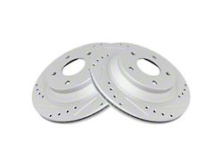 Drilled and Slotted Rotors; Front Pair (88-95 Corvette C4 w/o Heavy Duty Suspension)