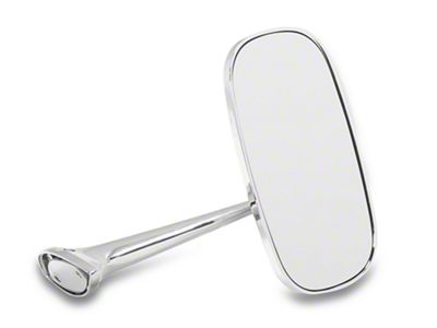 OPR Exterior Door Mirror; Driver Side; Chrome (75-79 Corvette C3)