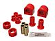 Front Sway Bar Bushings with End Link Bushings; 24mm; Red (84-87 Corvette C4)