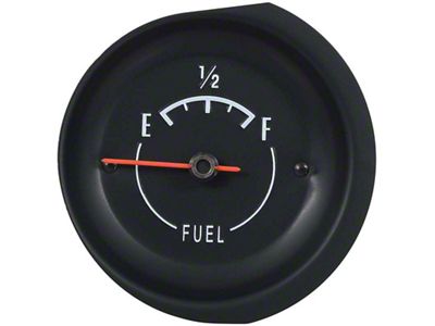 Fuel Gauge; White Markings (72-74 Corvette C3)