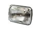 Headlight; Chrome Housing; Clear Lens (84-95 Corvette C4)