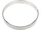 Headlight Retaining Ring; Stainless Steel (56-57 Corvette C1)