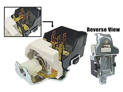 Headlight Switch; Vacuum Style (69-77 Corvette C3)