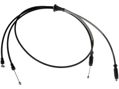 Hood Release Cable Assembly; Pair (84-96 Corvette C4)