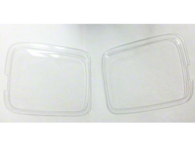 LeMans Style Headlight Lens; Clear (84-96 Corvette C4)