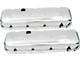 Low Profile Valve Covers with 454 Logo; Chrome (70-74 Corvette C3)