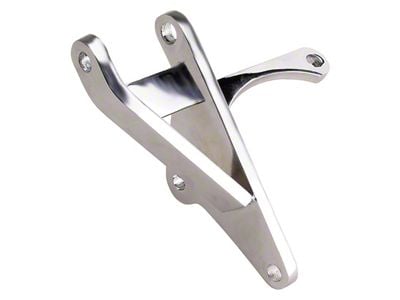 OE Style Alternator Bracket; Lower; Chrome (1965 Big Block V8 Corvette C2 w/ Short Water Pump)