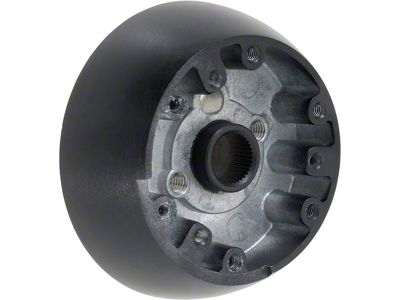 OE Style Comfort Grip Steering Wheel Hub Adapter; Black (69-75 Corvette C3 Excluding Telescopic or Tilt Steering Wheel)